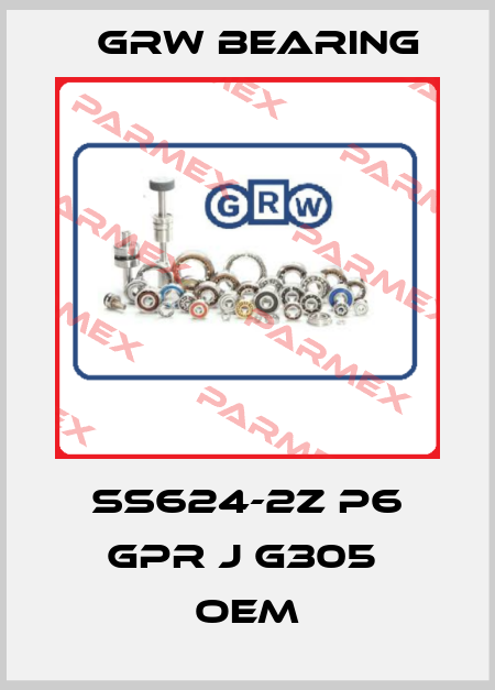 SS624-2Z P6 GPR J G305  oem GRW Bearing