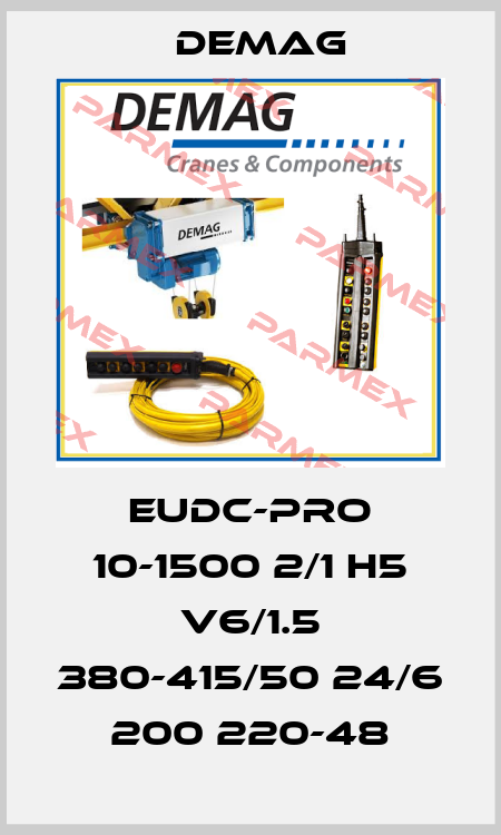 EUDC-Pro 10-1500 2/1 H5 V6/1.5 380-415/50 24/6 200 220-48 Demag