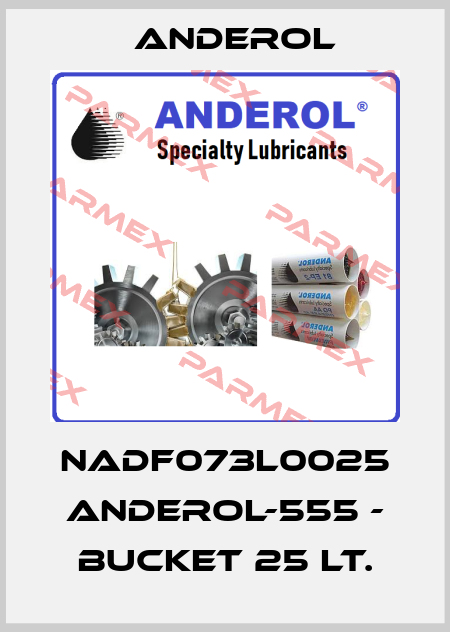 NADF073L0025 ANDEROL-555 - BUCKET 25 LT. Anderol