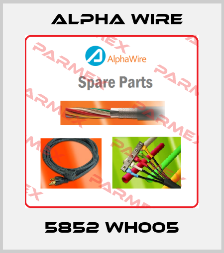 5852 WH005 Alpha Wire