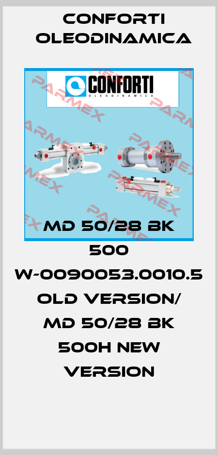 MD 50/28 BK 500 W-0090053.0010.5 old version/ MD 50/28 BK 500H new version Conforti Oleodinamica