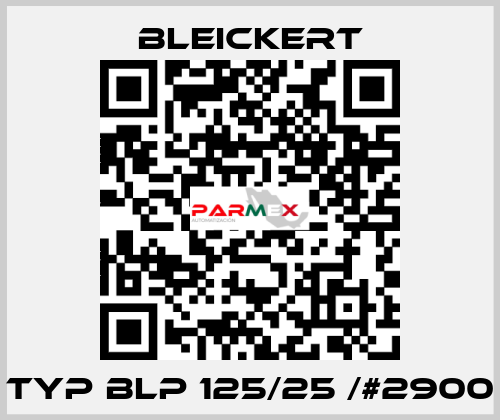 Typ BLP 125/25 /#2900 Bleickert