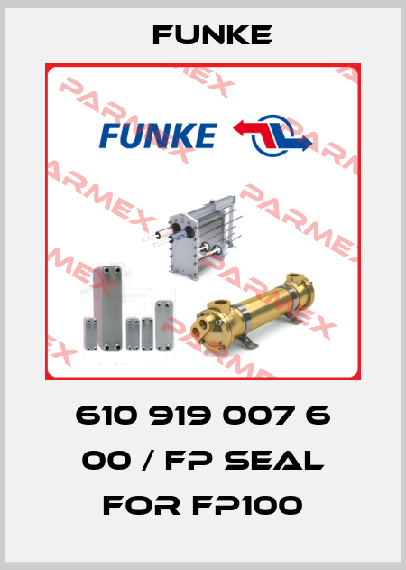 610 919 007 6 00 / FP seal for FP100 Funke