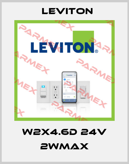W2x4.6d 24V 2Wmax Leviton