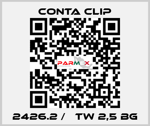 2426.2 /   TW 2,5 BG Conta Clip