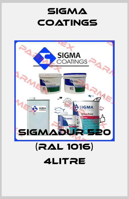 SIGMADUR 520 (RAL 1016) 4litre Sigma Coatings