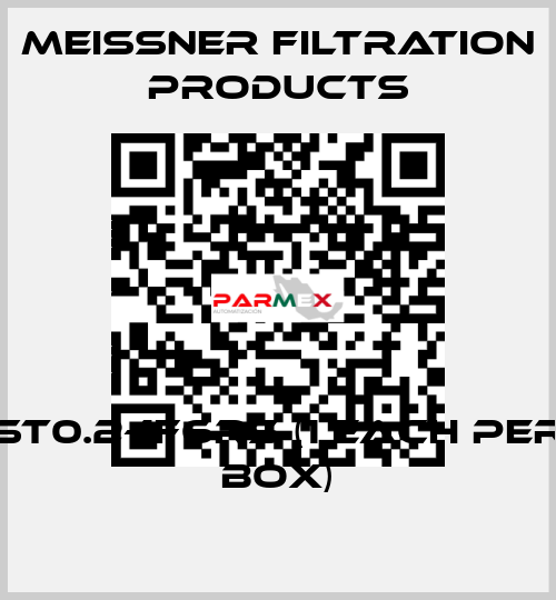 ST0.2-1F6RS (1 each per box) Meissner Filtration Products