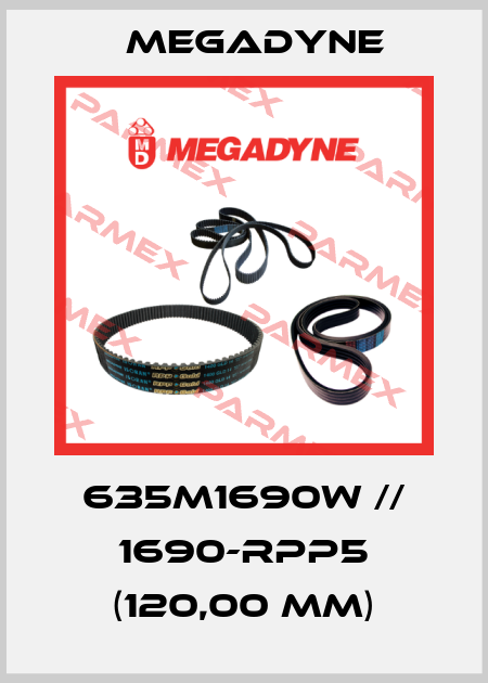 635M1690W // 1690-RPP5 (120,00 mm) Megadyne