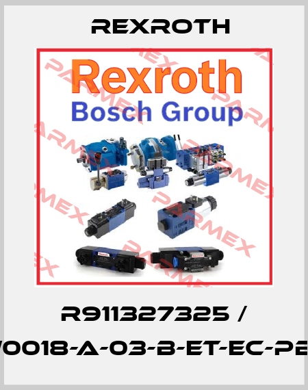 R911327325 / HCS01.1E-W0018-A-03-B-ET-EC-PB-NN-NN-FW Rexroth