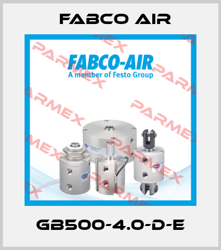 GB500-4.0-D-E Fabco Air