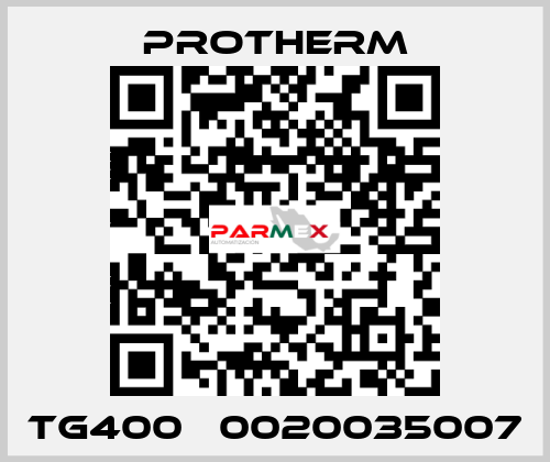 TG400   0020035007 PROTHERM