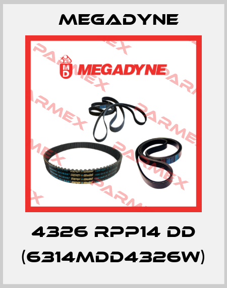 4326 RPP14 DD (6314MDD4326W) Megadyne