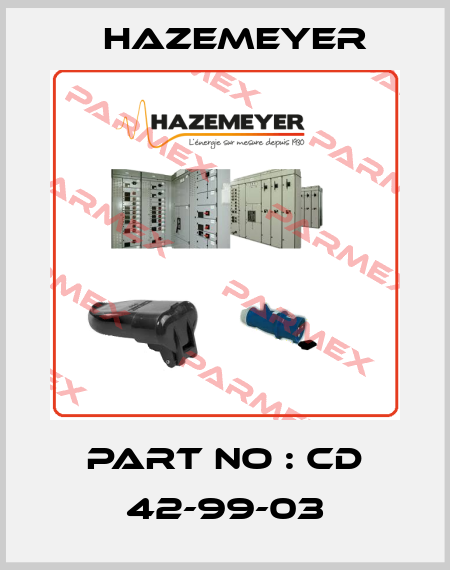 Part No : CD 42-99-03 Hazemeyer