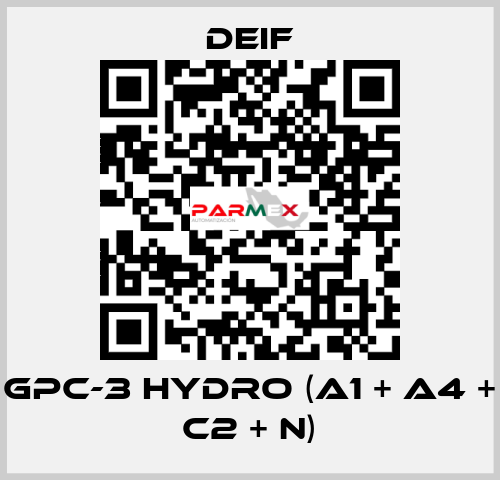 GPC-3 Hydro (A1 + A4 + C2 + N) Deif