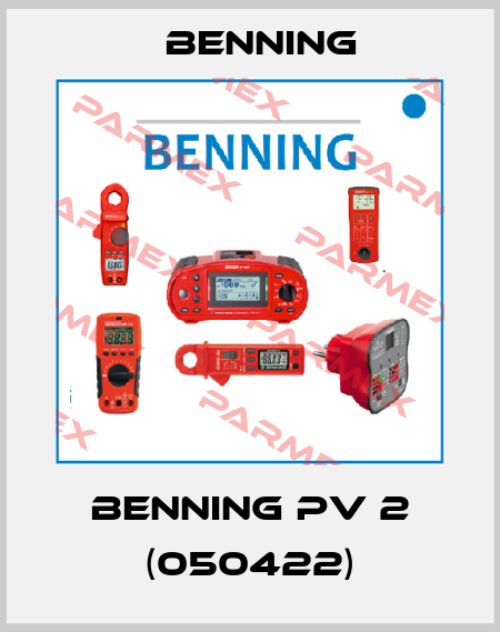 BENNING PV 2 (050422) Benning