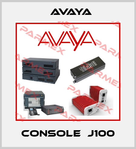 console  J100 Avaya