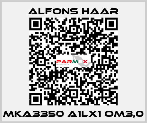 MKA3350 A1LX1 OM3,0 ALFONS HAAR