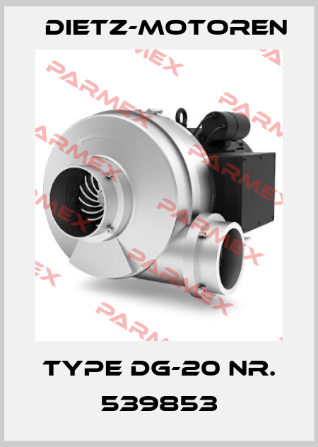 Type DG-20 nr. 539853 Dietz-Motoren