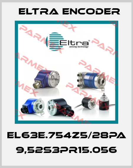 EL63E.754Z5/28PA 9,52S3PR15.056 Eltra Encoder