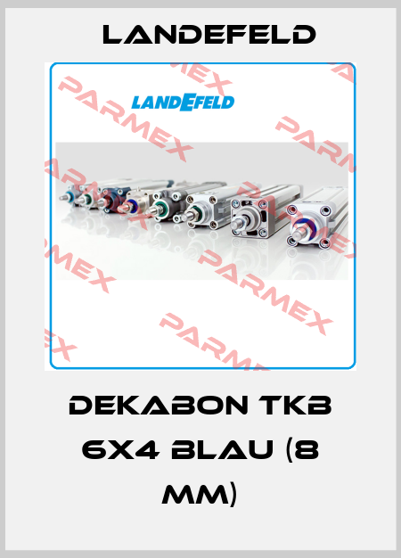 Dekabon TKB 6X4 BLAU (8 mm) Landefeld