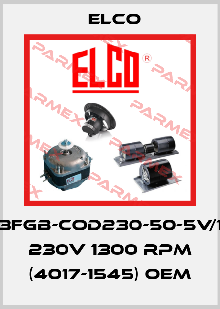 3FGB-COD230-50-5V/1 230V 1300 RPM (4017-1545) OEM Elco