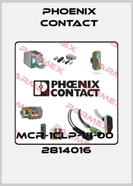 MCR-1CLP-1/1-00   2814016 Phoenix Contact