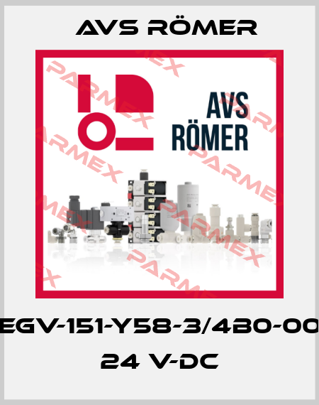 EGV-151-Y58-3/4B0-00 24 V-DC Avs Römer