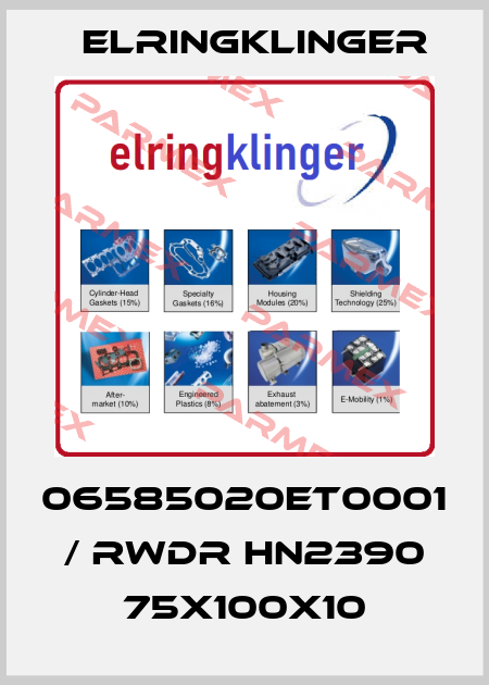 06585020ET0001 / RWDR HN2390 75X100X10 ElringKlinger