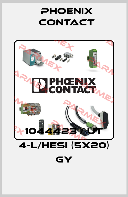 1044423 / UT 4-L/HESI (5X20) GY Phoenix Contact