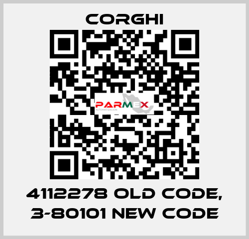 4112278 old code, 3-80101 new code Corghi