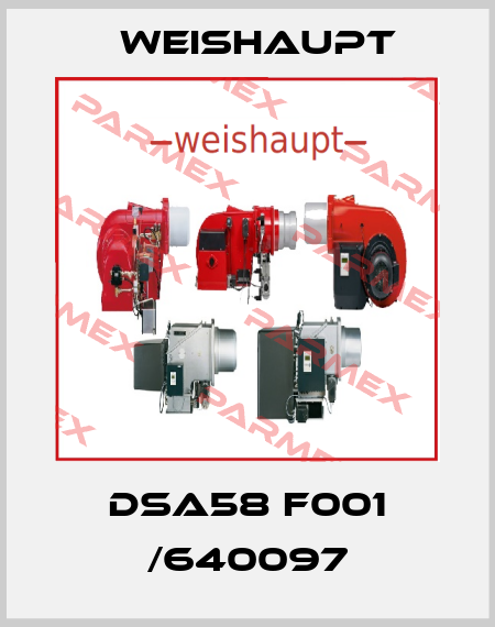 DSA58 F001 /640097 Weishaupt