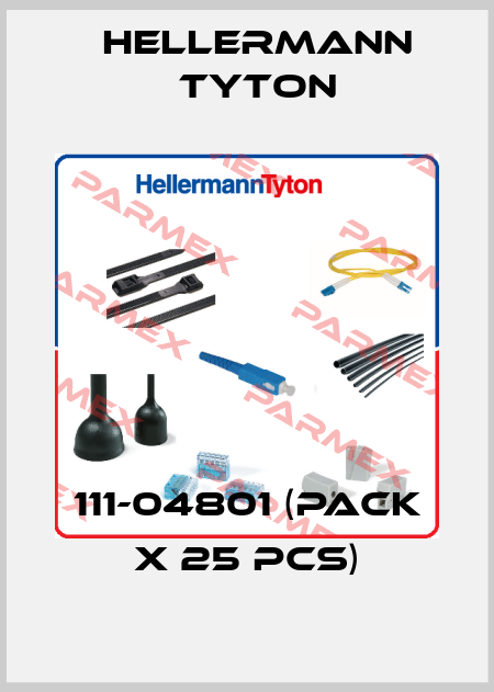 111-04801 (pack x 25 pcs) Hellermann Tyton