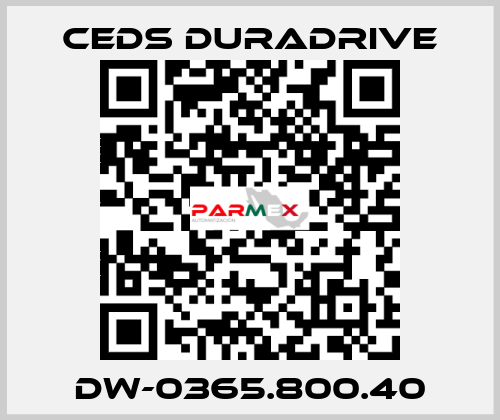 DW-0365.800.40 Ceds Duradrive