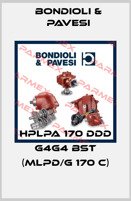 HPLPA 170 DDD G4G4 BSt (MLPD/G 170 C) Bondioli & Pavesi