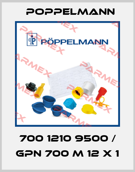 700 1210 9500 / GPN 700 M 12 X 1 Poppelmann