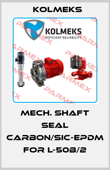 Mech. shaft seal carbon/SiC-EPDM for L-50B/2 Kolmeks