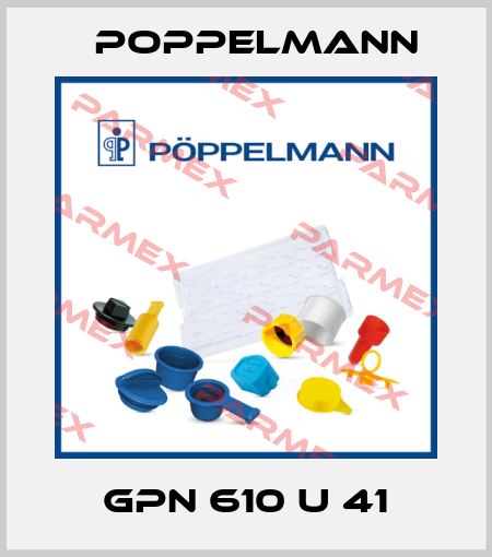 GPN 610 U 41 Poppelmann
