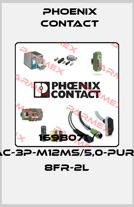 1698071 / SAC-3P-M12MS/5,0-PUR/M 8FR-2L Phoenix Contact