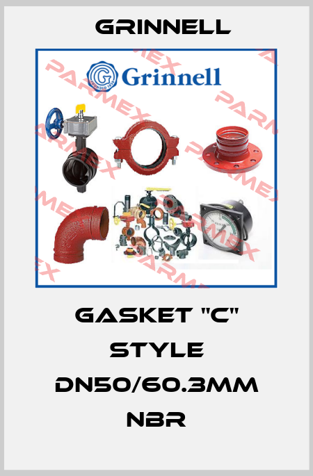 Gasket "C" style DN50/60.3mm NBR Grinnell