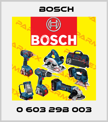 0 603 29B 003 Bosch