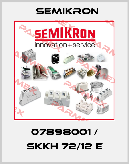 07898001 / SKKH 72/12 E Semikron