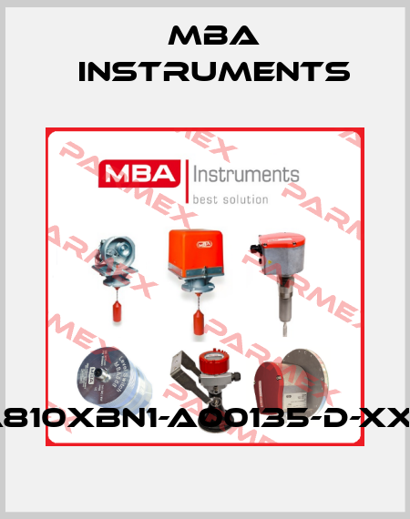 MBA810XBN1-A00135-D-XXXXX MBA Instruments