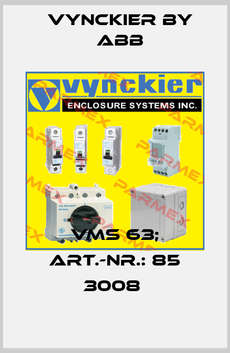 VMS 63; ART.-NR.: 85 3008  Vynckier by ABB