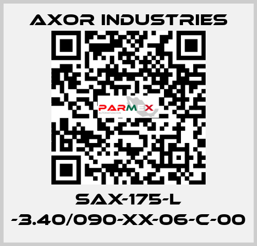 SAX-175-L -3.40/090-XX-06-C-00 Axor Industries