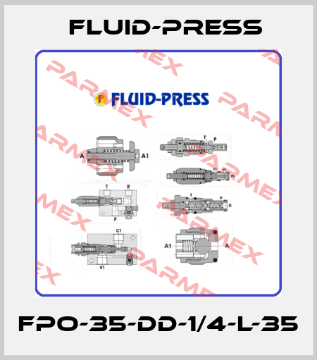 FPO-35-DD-1/4-L-35 Fluid-Press