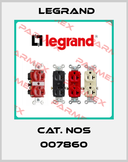 Cat. Nos 007860 Legrand