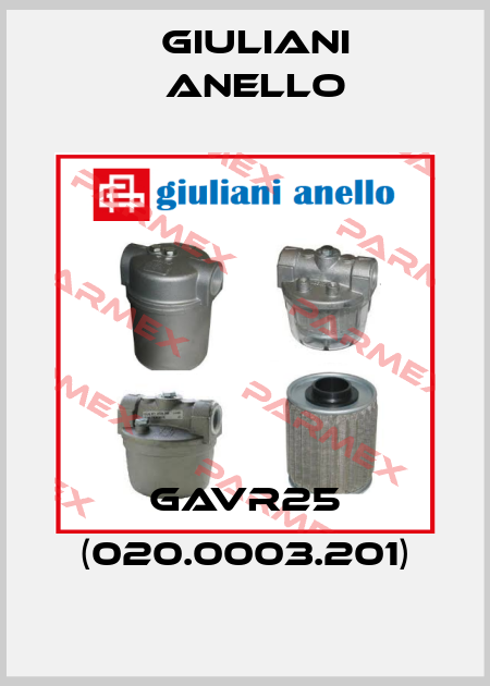 GAVR25 (020.0003.201) Giuliani Anello