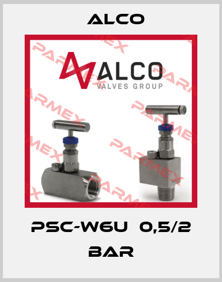 PSC-W6U  0,5/2 bar Alco