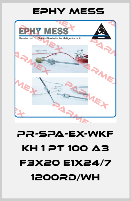 PR-SPA-EX-WKF KH 1 Pt 100 A3 f3x20 E1x24/7 1200RD/WH Ephy Mess