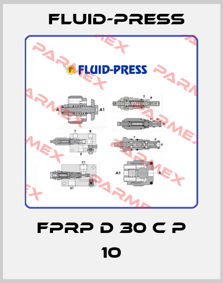 FPRP D 30 C P 10 Fluid-Press